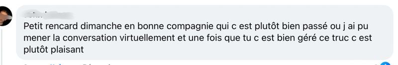 Premier rencard réussi